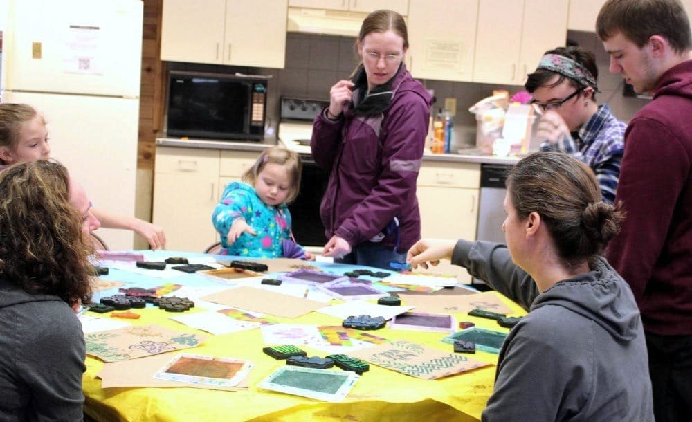 Kids will enjoy craft time at the Maple Syrup Festival March 4 & 5, 2017 at Cedar Heights Elementary in Cedar Falls.