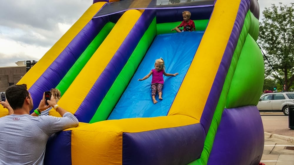 Kids can have fun at FondoFest 2016, too! FondoFest takes place in downtown Cedar Falls, Iowa, August 20, 2016.