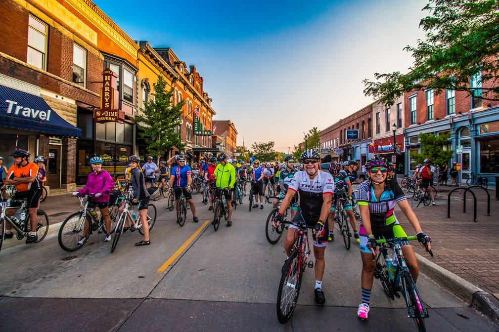 Gran Fondo Cedar Valley is a bicycling endurance event, August 20, 2016, in Cedar Falls, Iowa.