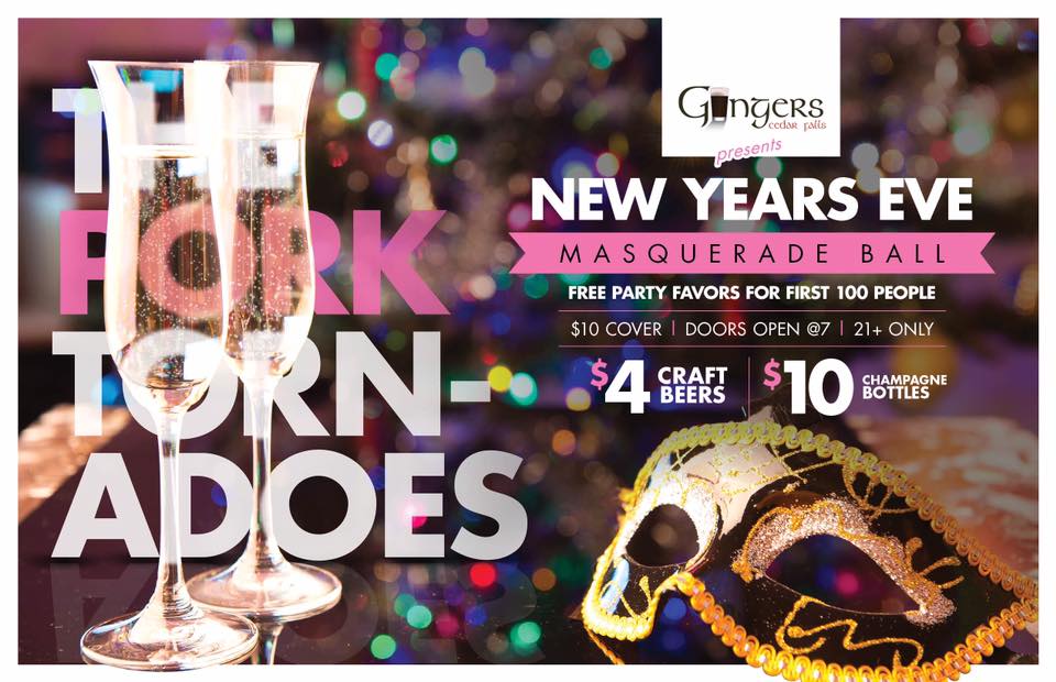 Ginger's Pub New Year's Eve party with the Pork Tornados | Cedar Falls, Iowa