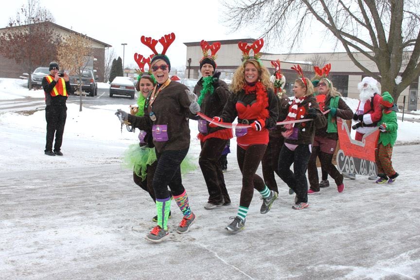 Santa's Snow Shuffle Dec 12 | Downtown Cedar Falls, Iowa
