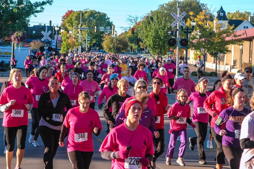 Pink Ribbon Run 2016 will be held October 1 starting at MUDD Advertising in Cedar Falls. 