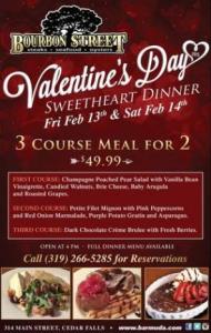 Bourbon Street Valentine special