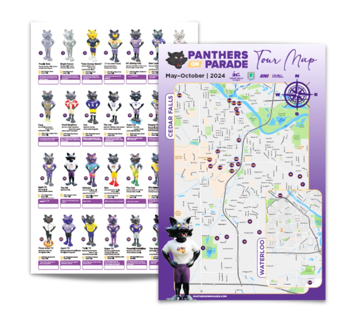 Panthers on Parade - Tour Map