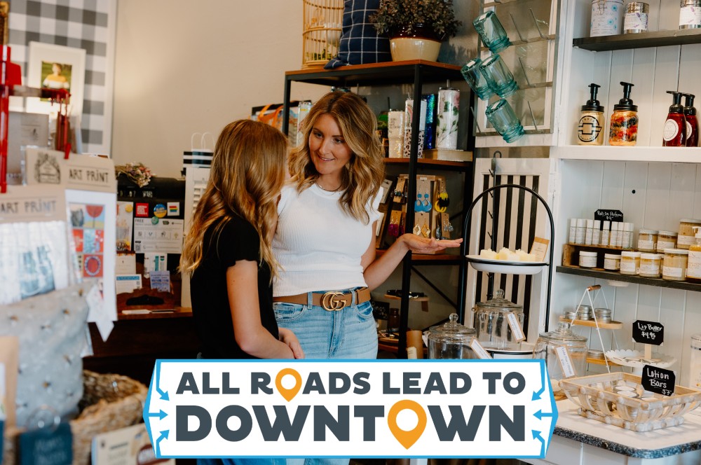 Shop with mom and daughter