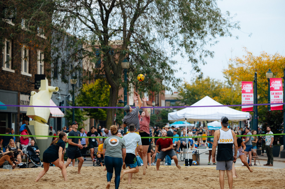 Cedar Falls Downtown Street Party Volleyball