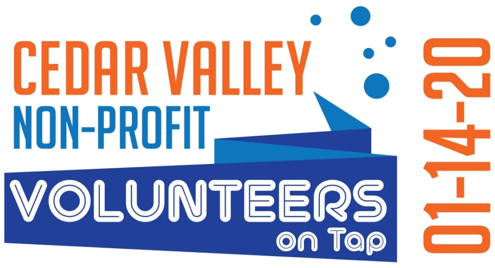 Cedar Valley Non-Profit Volunteers on Tap is January 14, 2020