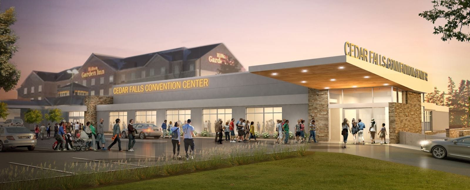 The Hilton Garden Inn is expanding their meeting space. The Cedar Falls Convention and Event Center will open in June of 2019