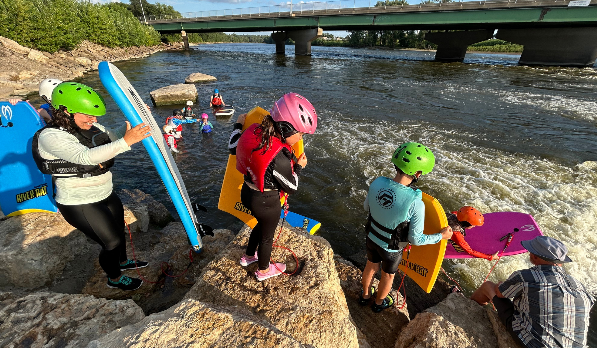 river surfing lessons