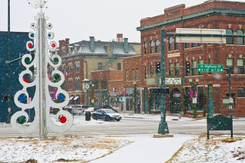 Cedar Falls, Iowa is a great place to shop, dine and have fun - in the winter!
