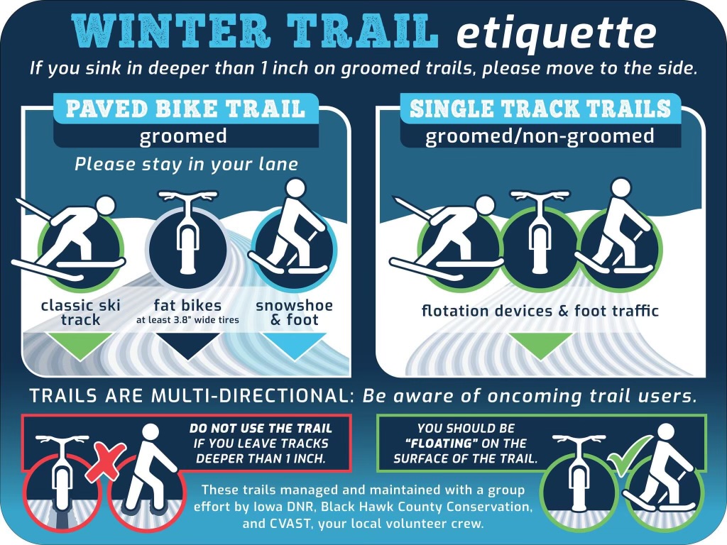Winter Trail Etiquette