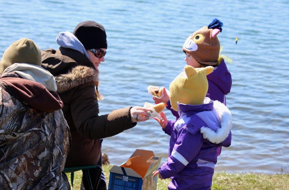 Trout Stocking Family Day is April 8, 2017 at North Prairie Lake in Cedar Falls