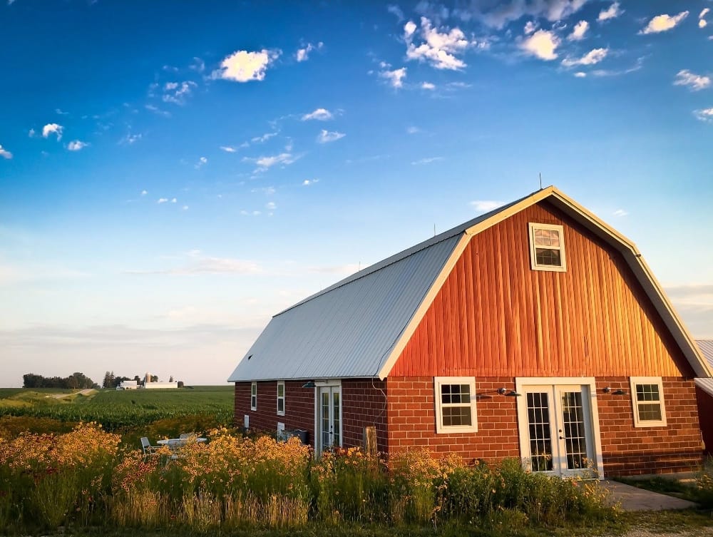 Artisans teach a variety of workshops in this renovated and charming barn at Three Pines Farm in Cedar Falls 