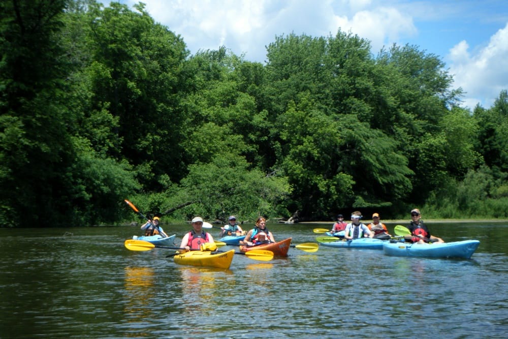 Kayaking in the Cedar Valley