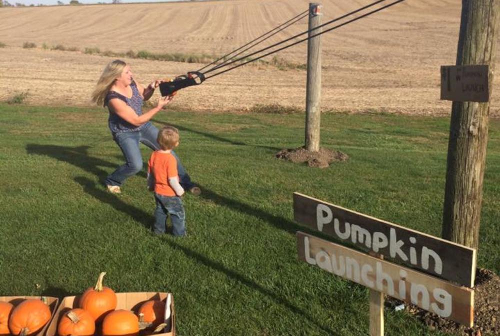 Pumpkin Launching at Fox Ridge Winery's Fall Festival