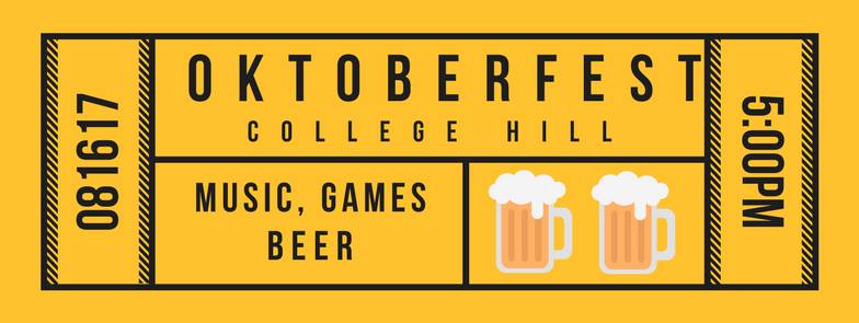 Oktoberfest if one of back-to-back events taking place on The Hill in Cedar Falls September 16, 2017