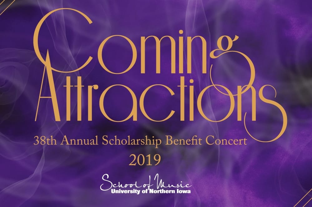 "Coming Attractions" Scholarship Benefit Concert is September 27, 2019