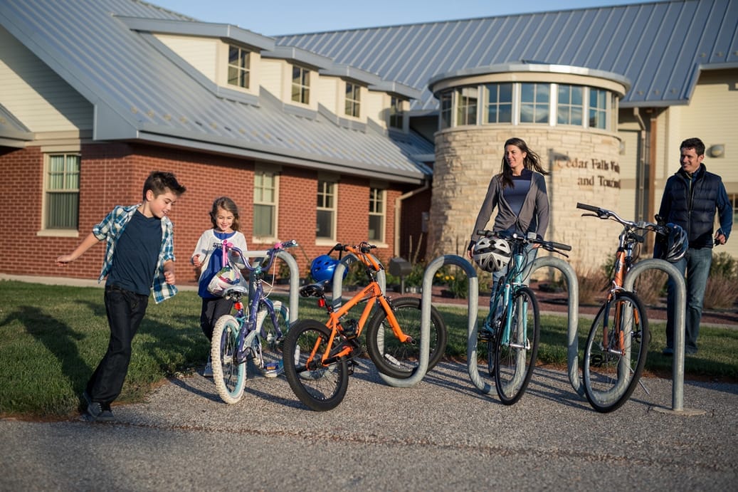 Family Biking | Cedar Falls Visitor Center | Cedar Falls, Iowa