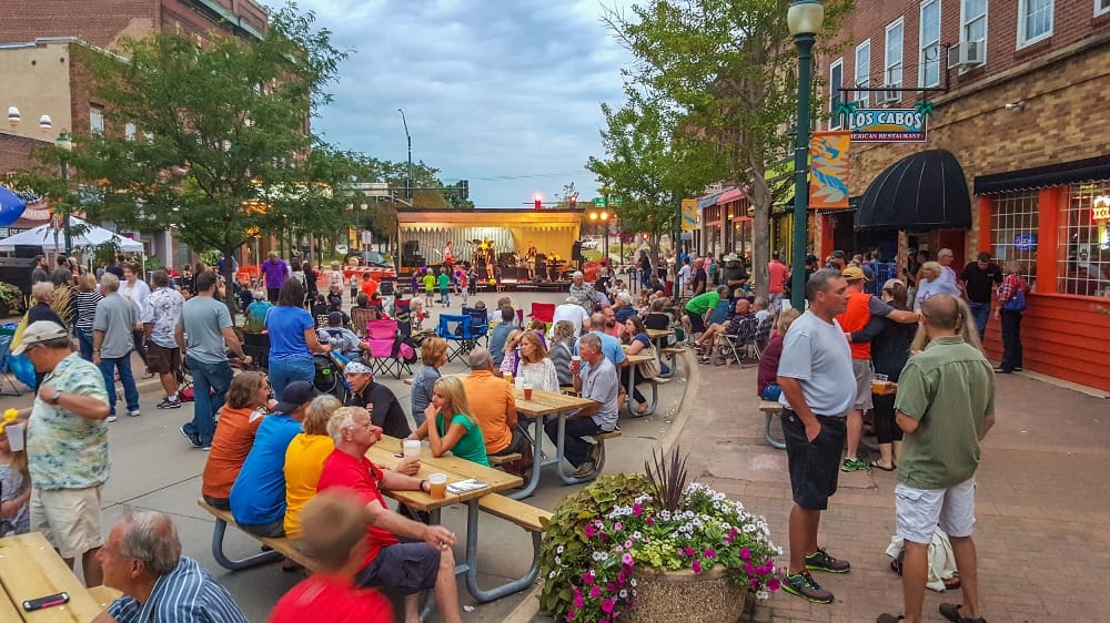 Fondo Fest follows the Grand Fondo Cedar Valley and takes place in downtown Cedar Falls, Iowa, August 19, 2017.