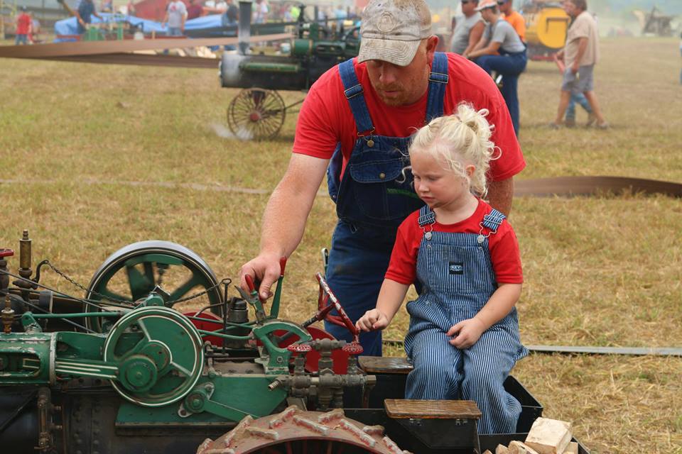 Family-friendly activities and events at the Old Time Power Show at Antique Acres in Cedar Falls, Iowa. August 19-21, 2016.