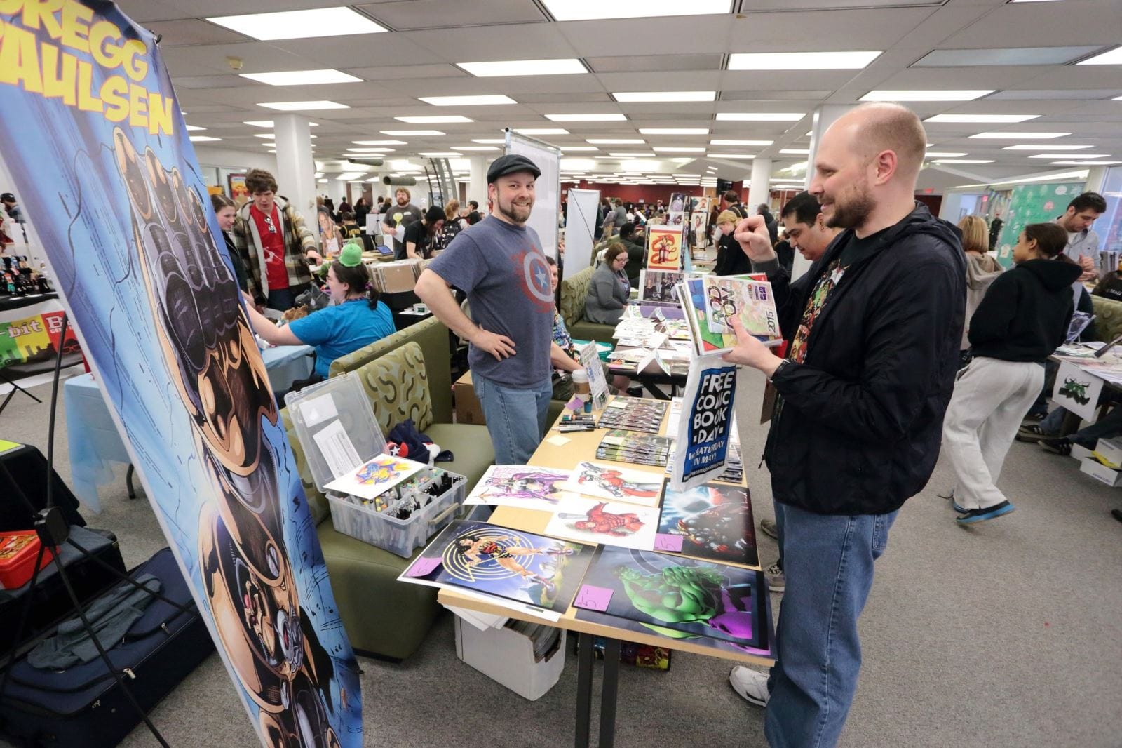 Rod Con 2016 artists and vendors | April 2, 2016 at UNI's Rod Library, Cedar Falls, Iowa