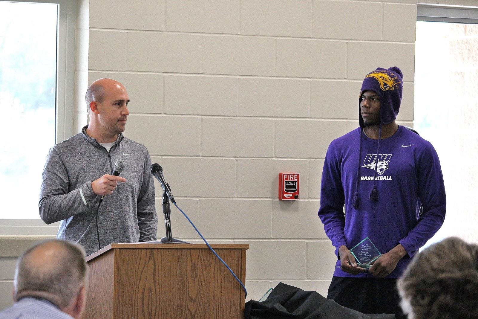 UNI Men's Basketball Team | 2015 ORGANIZATION OF THE YEAR | May 4, 2016 | Cedar Valley Tourism Awards