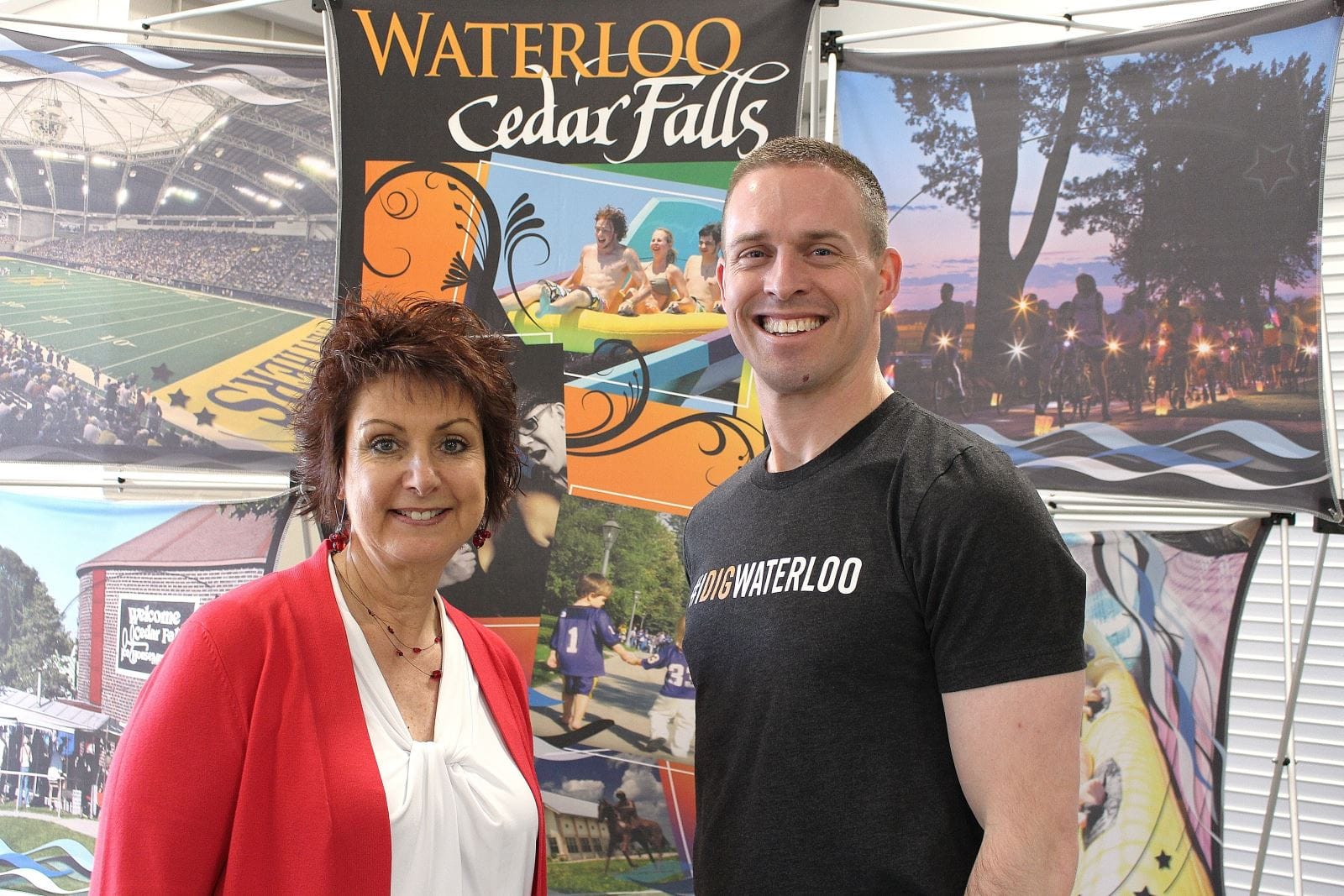 Our hosts for the Cedar ValleyTourism Awards, Kim Manning and Aaron Buzza | May 4, 2016