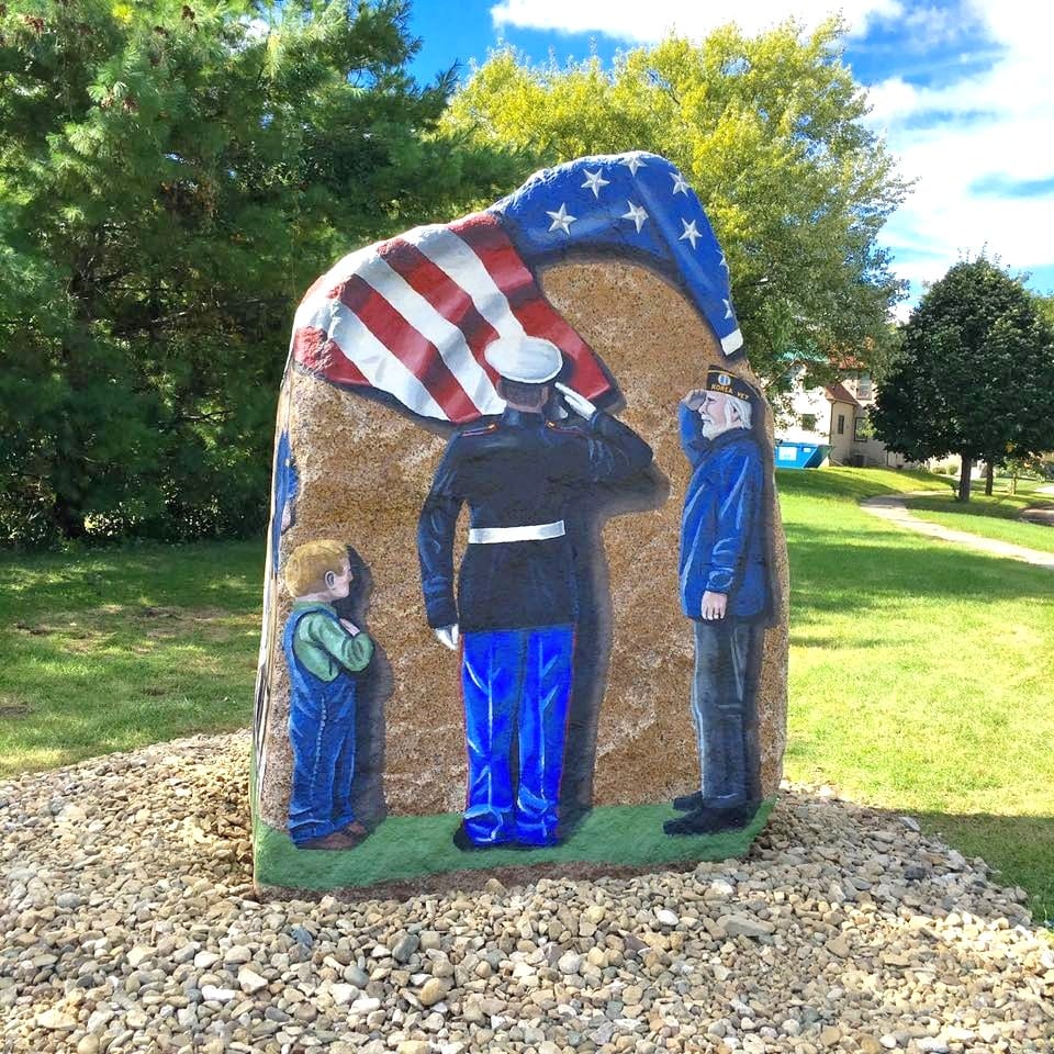 Freedom Rock, Veteran's Memorial Park | Cedar Falls, Iowa