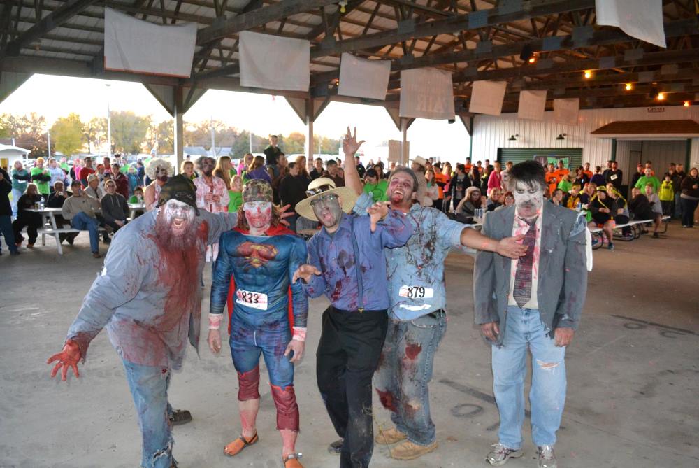 Indee Zombie 5K is October 29, 2016, in Independence, Iowa. 