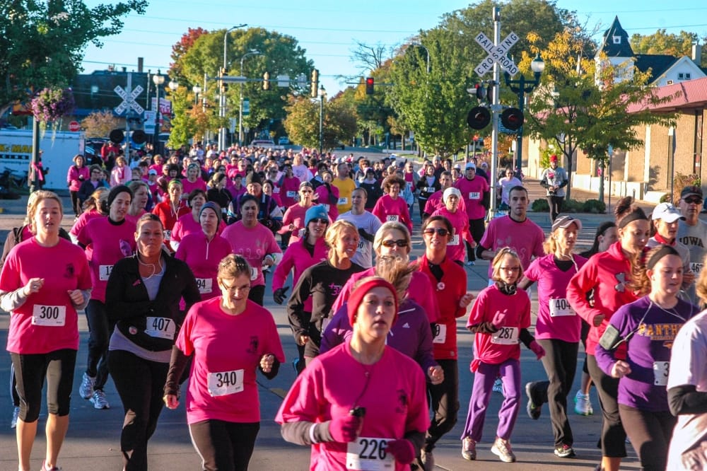 Pink Ribbon Run 2016 will be held October 1 starting at MUDD Advertising in Cedar Falls.